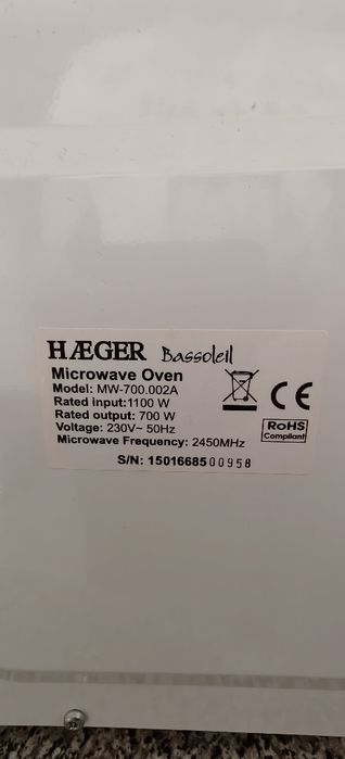Microondas Haeger