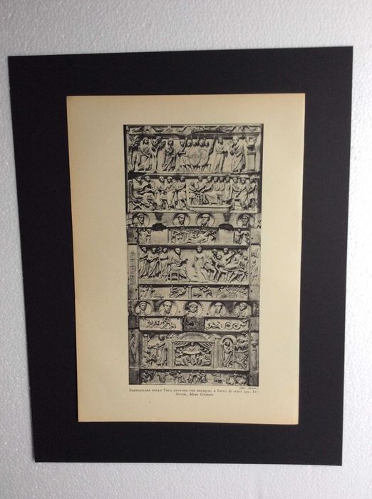 Arte italiana. Ano 1951. Descrição na margem inferior da 2ª imagem.
