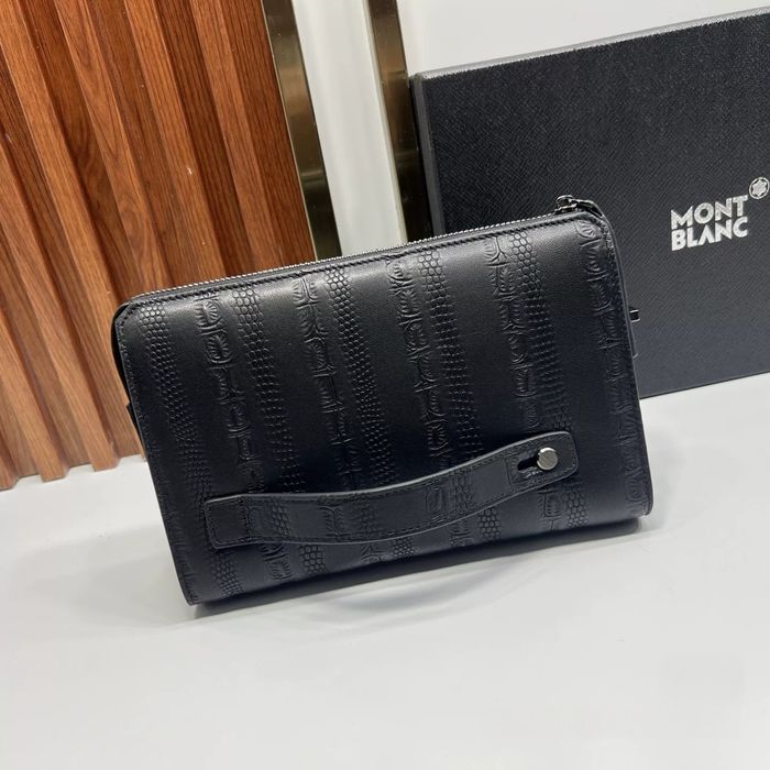 Клатч барсетка шкіряна montblanc