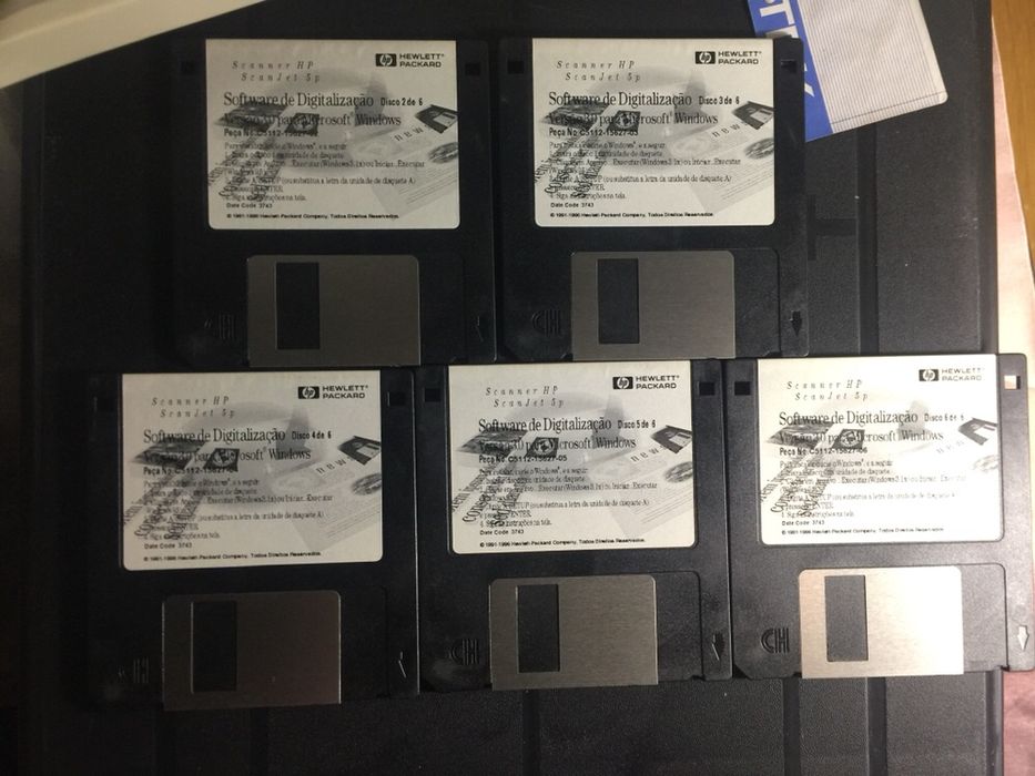 Lote 100 disquetes programas e outras