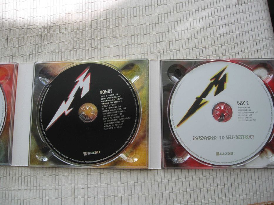 METALLICA / hardwired..to self-destruct / 2016  9 дисков metallica