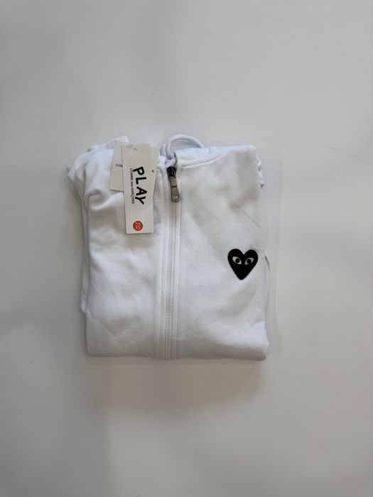 CDG Play Zip Hoodie (зипка худи кдг плей, худі плэй зіпка)