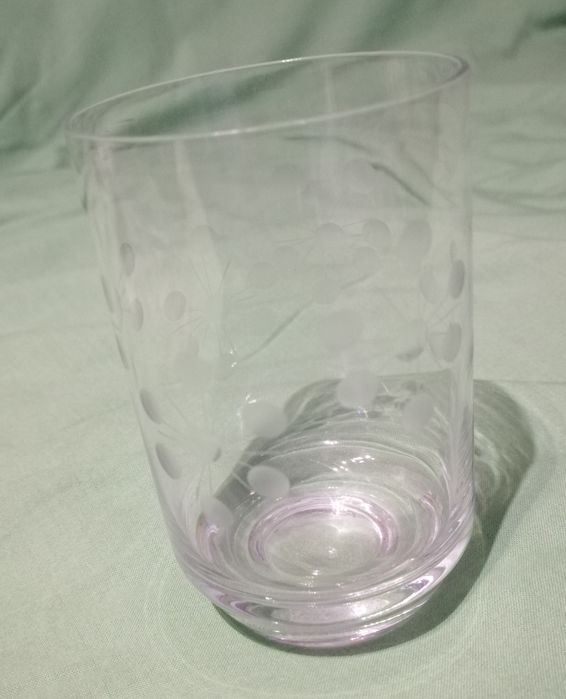 Szklanki z okresu PRL-u, kolekcja, Vintage, 5 + 2 sztuki