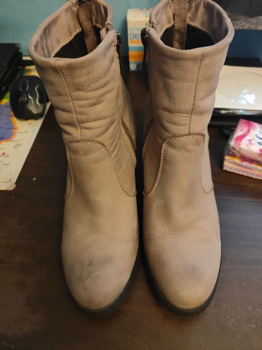 Zara erepons efektowne buty  botki   r.38/39 przód cieniowany