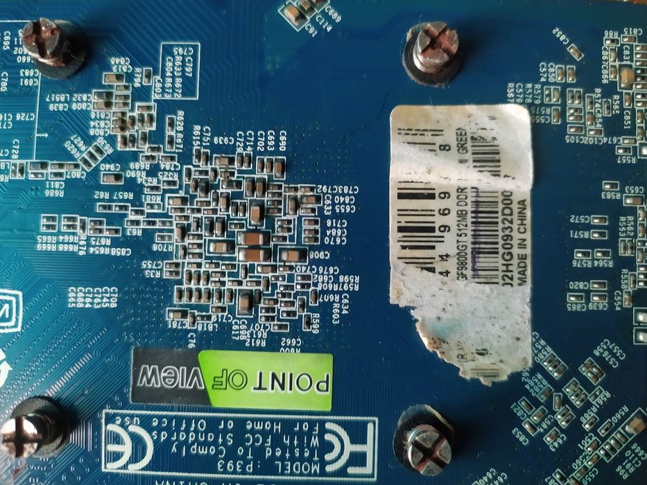 Відеокарта GF9800GT 512 Mb DDR3