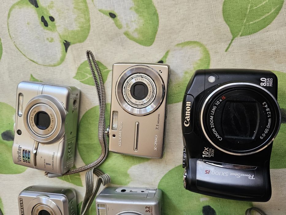 Фотоаппараты под ремон или на запчасти 8шт