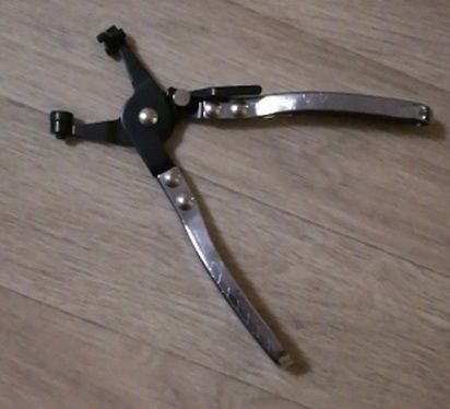 Щипцы клещи плоскогубцы для установки и снятия пружинных хомутов