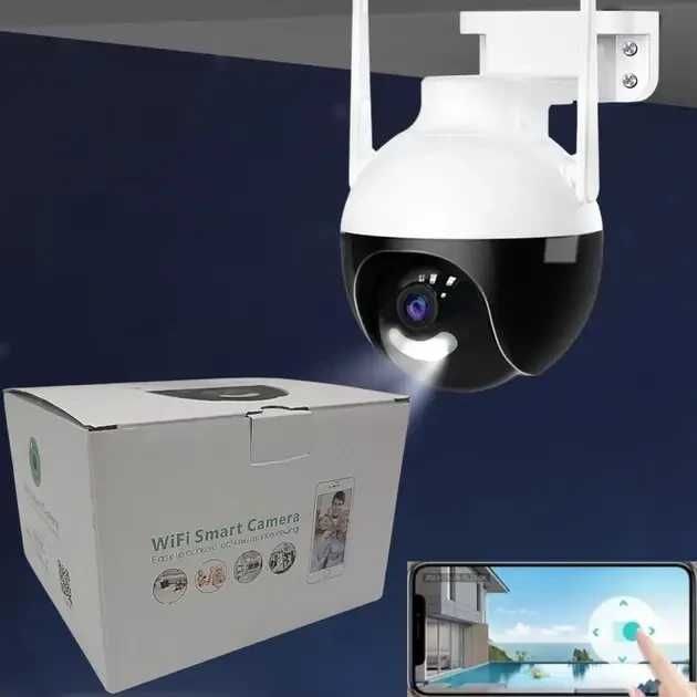 Вулична WiFI IP PTZ Камера відеонагляду 6MP ICSEE поворотна N18 Besder