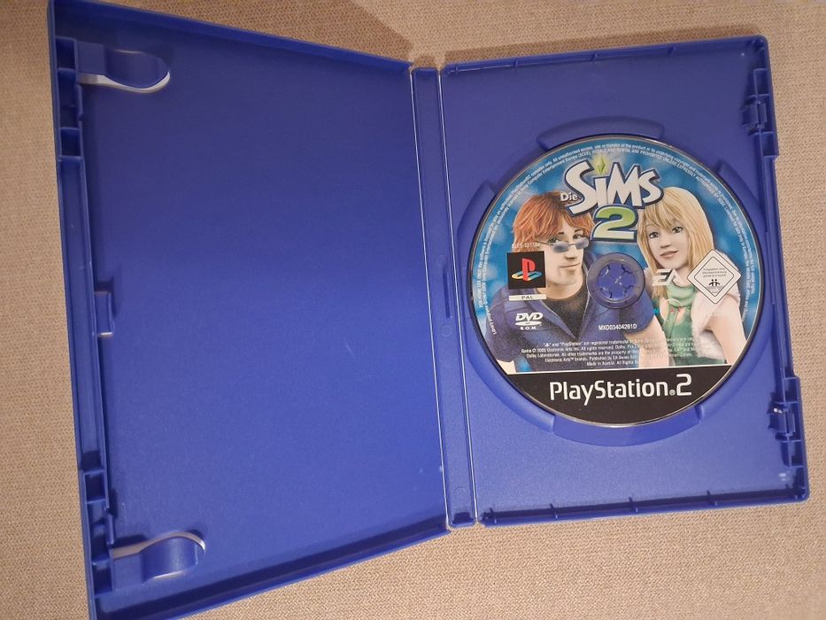 Os Sims 2 PS2 (PAL PT) – Caixa e Disco Original
