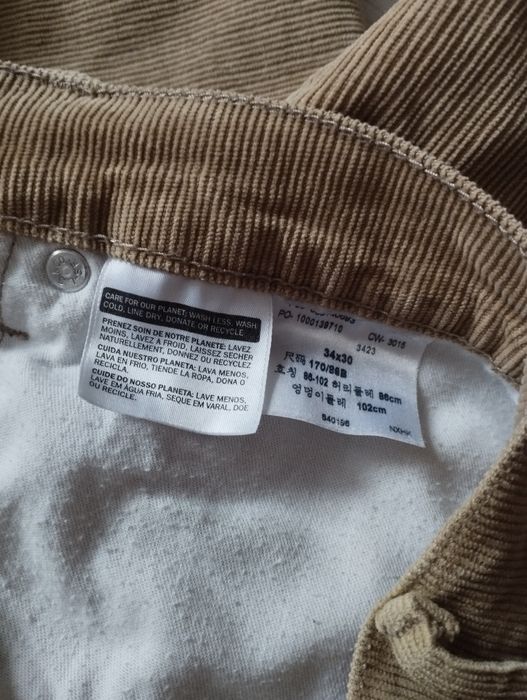 baggy jeans Levi's вельветові джинси SK8 (широкі джинси,реп,loose fit)