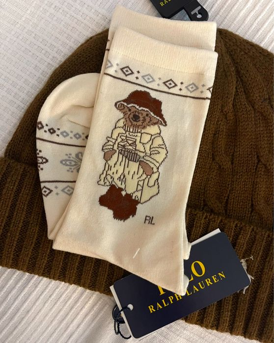 Polo Ralph lauren bear skarpetki mis