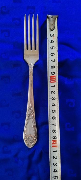 Виделка столова мельхіор, довжина 20см,Завод імені Шевченка