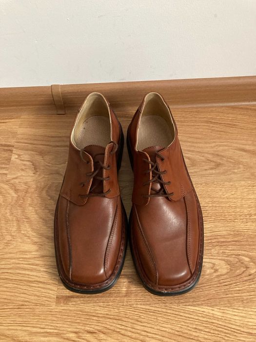 Buty męskie pantofle skóra 44 wkładka ok.28,5cm