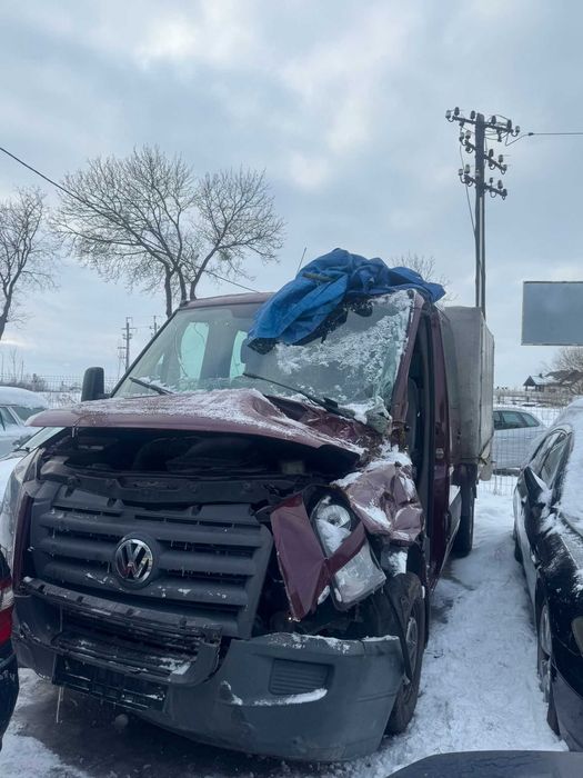 VW Crafter  2007 rok 2.5 D POWYPADKOWY  7 osobowy