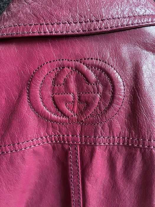 Casaco Gucci Em Pele