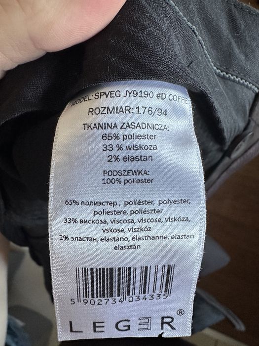 garnitur męski.