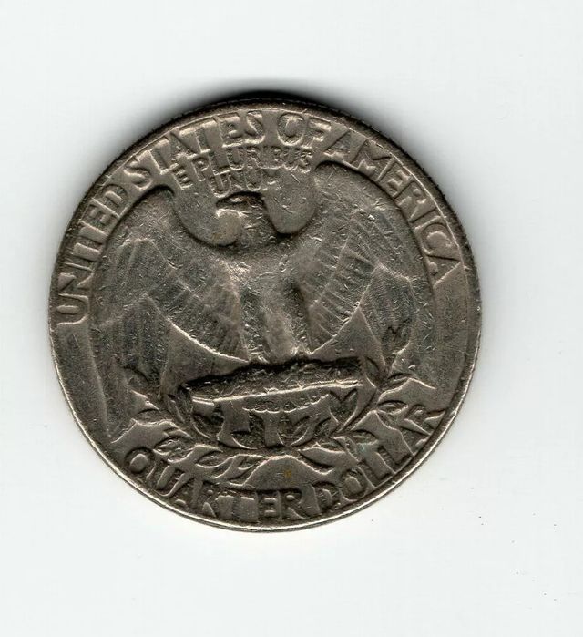 Moeda de um quarto de dólar 1974
