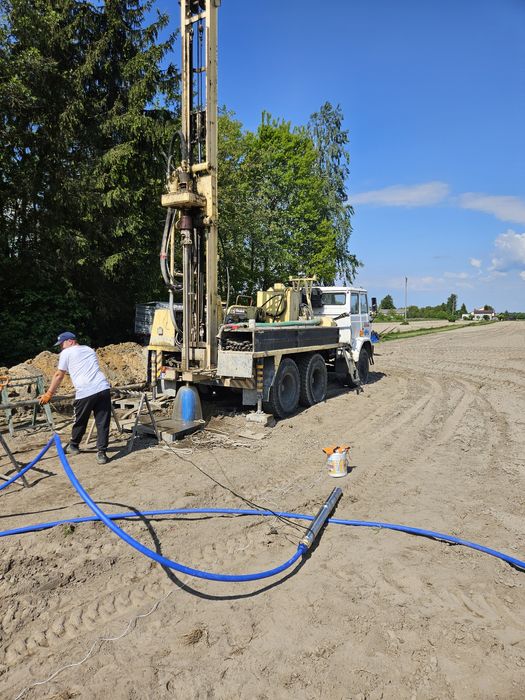 Studnie głębinowe,  odwierty pod pompy ciepła
