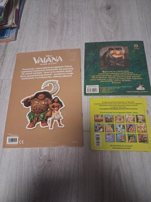 Disney Vaiana Tarzan Ksiega dzungli