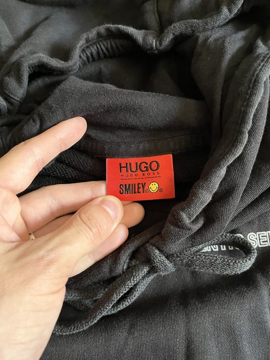 Чорне Худі  від HUGO x Smiley