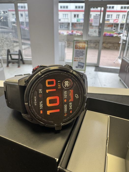 Nowy Garmin Fenix 8 Pro LTE 47mm Amoled Sapphire, Carbon Grey