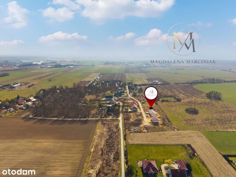 Działka budowlana 1027m2 | Kokorzyce | Media