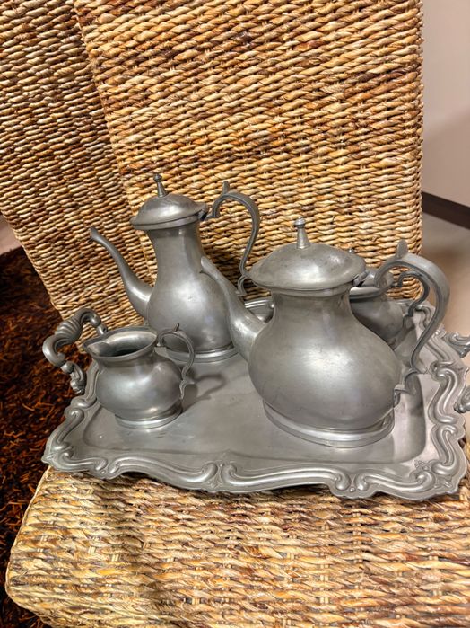 Conjunto Chá Estanho puro