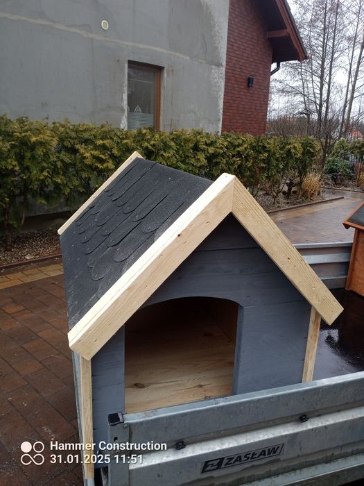 Buda dla psa ocieplana solidna tanio zapraszam transport