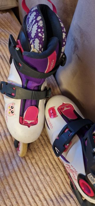 Rolki decathlon 30 do 32 plus ochraniacze