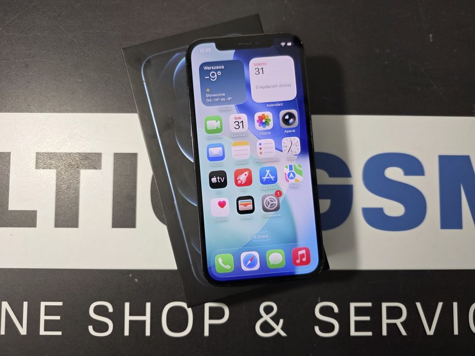 Sklep ladny Apple Iphone 12 Pro 128gb blue bateria 81%
