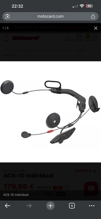 Vendo capacete Arai semi-novo com auricular intregado Sena