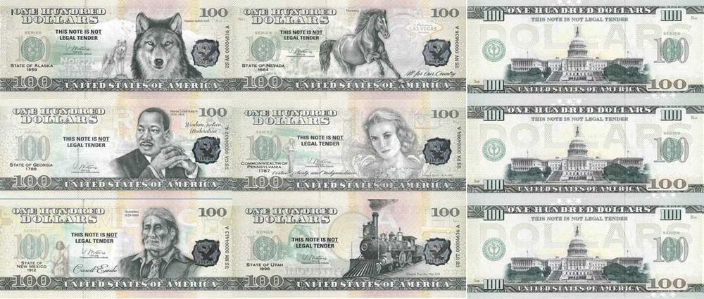 135 Banknoty Kolekcjonerskie Reprodukcja kopia (27)