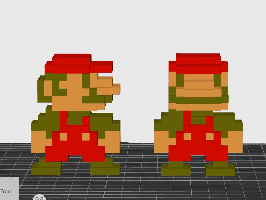 Figura Super Mario Bros. 1985 8-Bit Mario Sprite