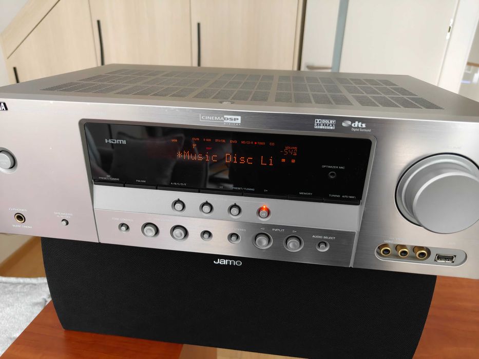 Yamaha RX‑V461 – amplituner AV 5.1 + pilot | stan bardzo dobry