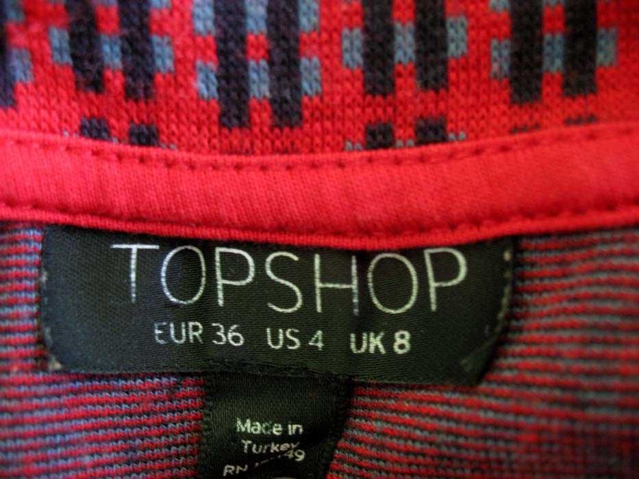 Sukienka - z dzianiny - 36 S biust 85 cm Topshop