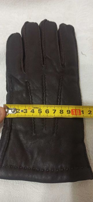 Чоловічі зимові шкіряні перчатки - рукавиці . Різні розміри ! НОВІ !