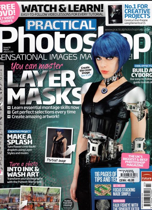 Practical Photoshop 10 March 2012 Master layer, bez CD (po angielsku)