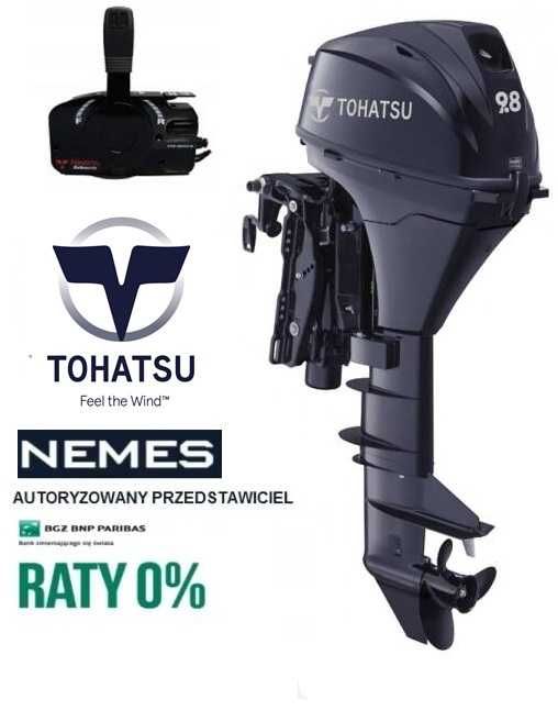 Silnik zaburtowy Tohatsu MFS 9.8 EPS (króki) manetka, OD RĘKI