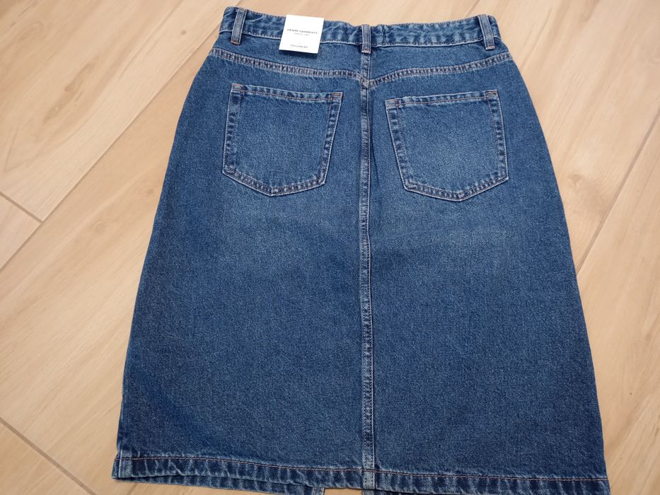 Pull bear spódnica midi dżinsowa 38