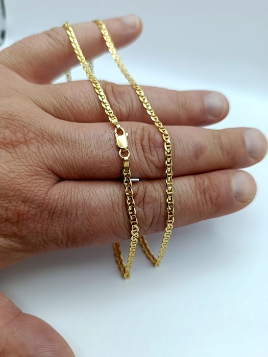 Złoty Łańcuszek Gucci 50cm Pr.585 Nowy Zapraszamy