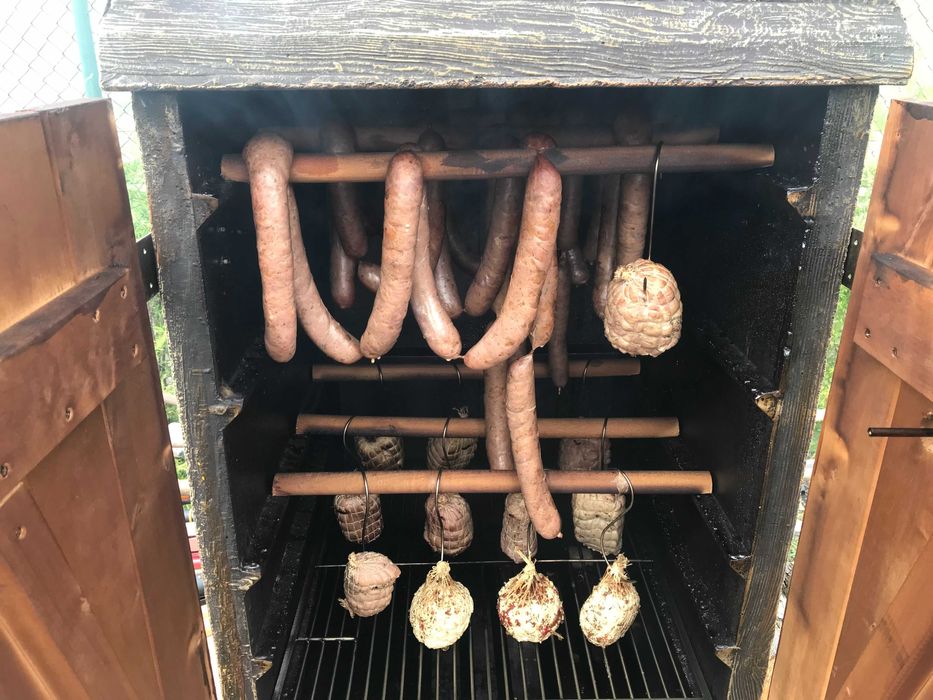 Wędzarnia  ogrodowa Hektor z funkcją grilla + element przedłużający