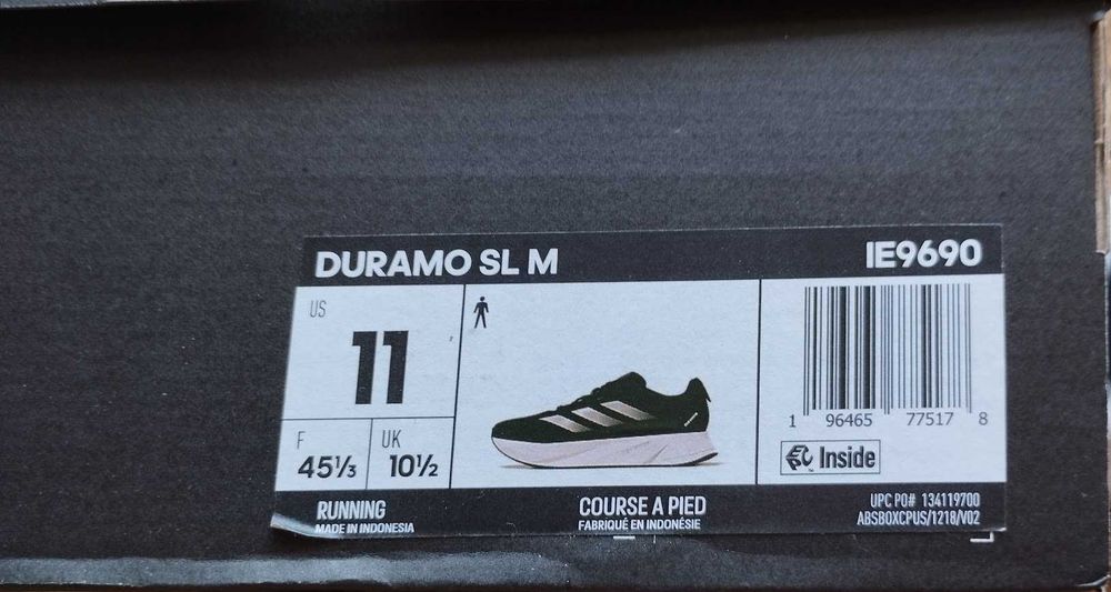Кросівки чоловічі Adidas Duramo SL M Blue IE9690  p 45 оригінал
