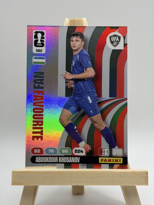 Carta Khusanov #502 Fan Favourite – FIFA World Cup 2026