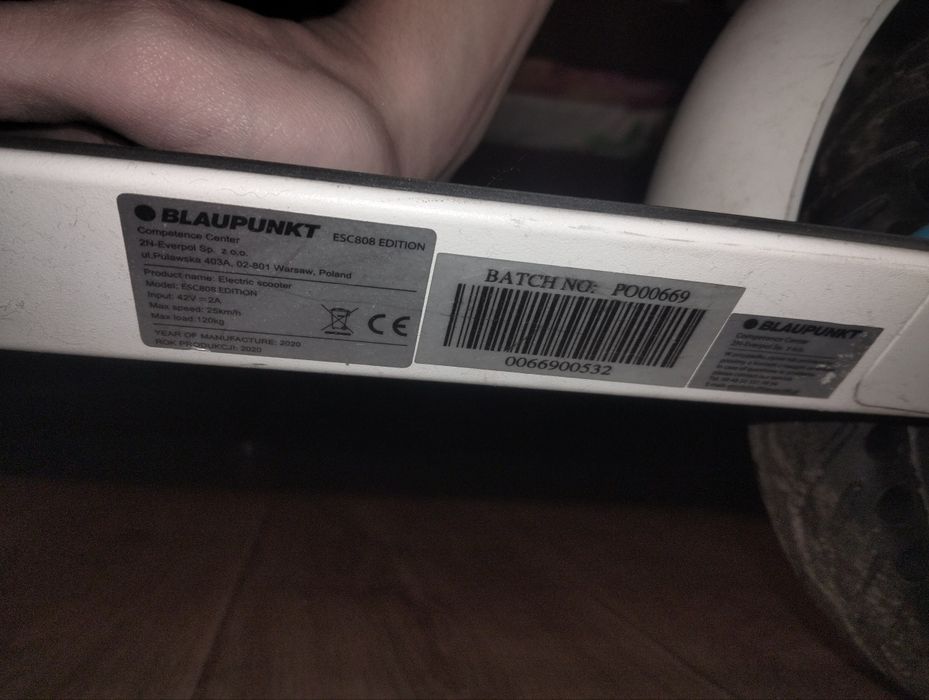 Продам Електросамокат Blaupunkt ESC808 Edition