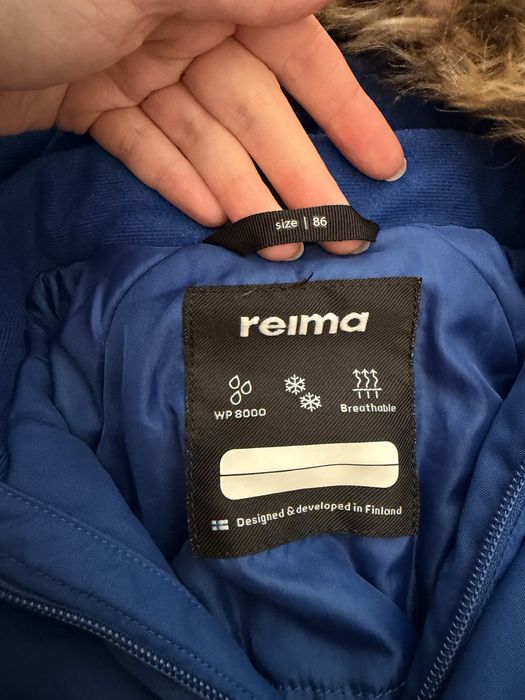 Комбінезон зимовий Reima 86 см синій