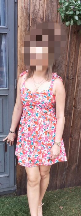 Sukienka Zara sexi mini  36 38 mohito koronka