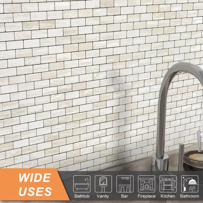 metalowe samoprzylepne matowe płytki ścienne