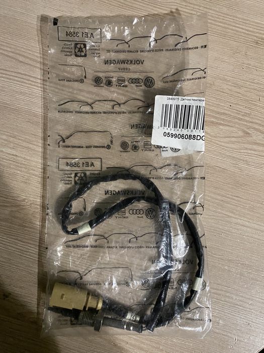 Датчик температури відпрацьованих газів 3.0 tdi тди фольцваген ауди