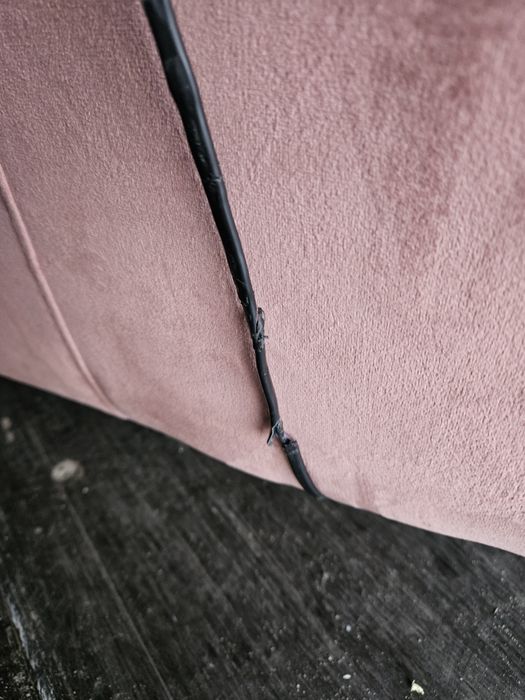 Fotel rozkładany NEPTUN VELVET róż  /dostawa