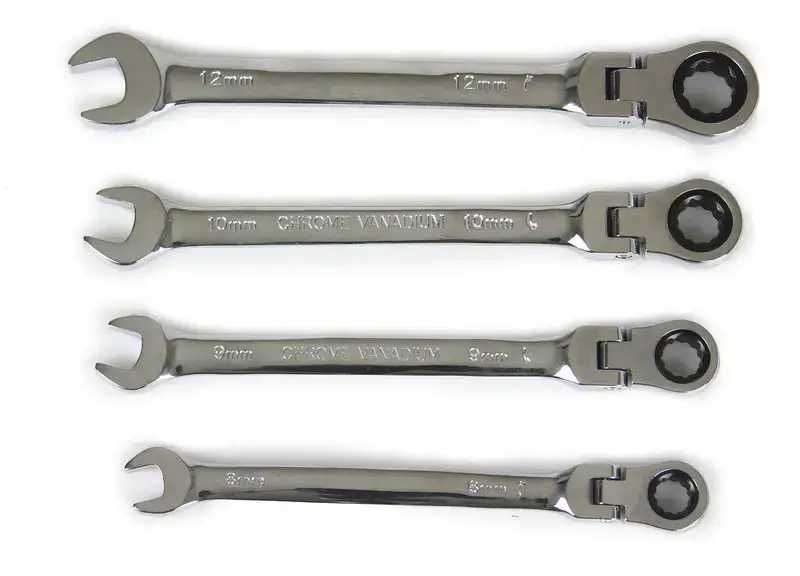 Набір ріжково-накидних ключів із тріскачкою Falon-Tech 22 шт 6-32 мм